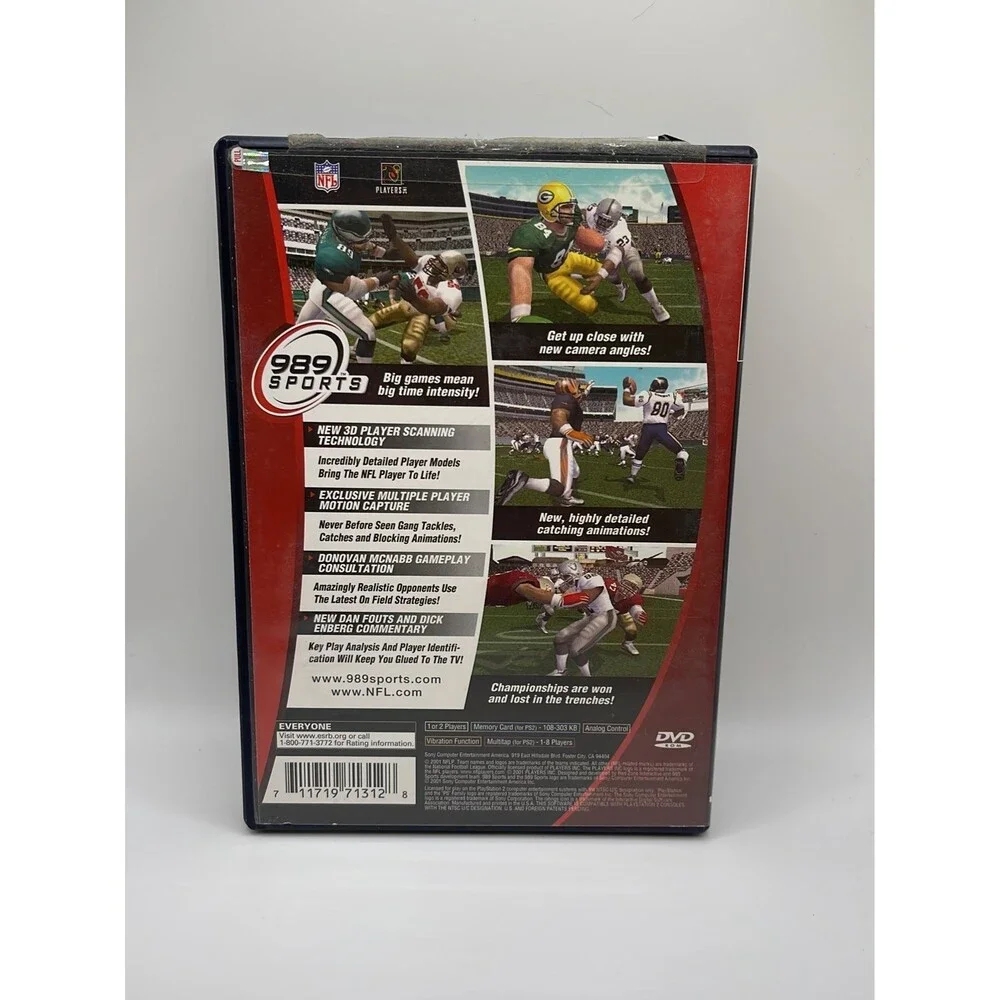 NFL GameDay 2002 For Playstation 2